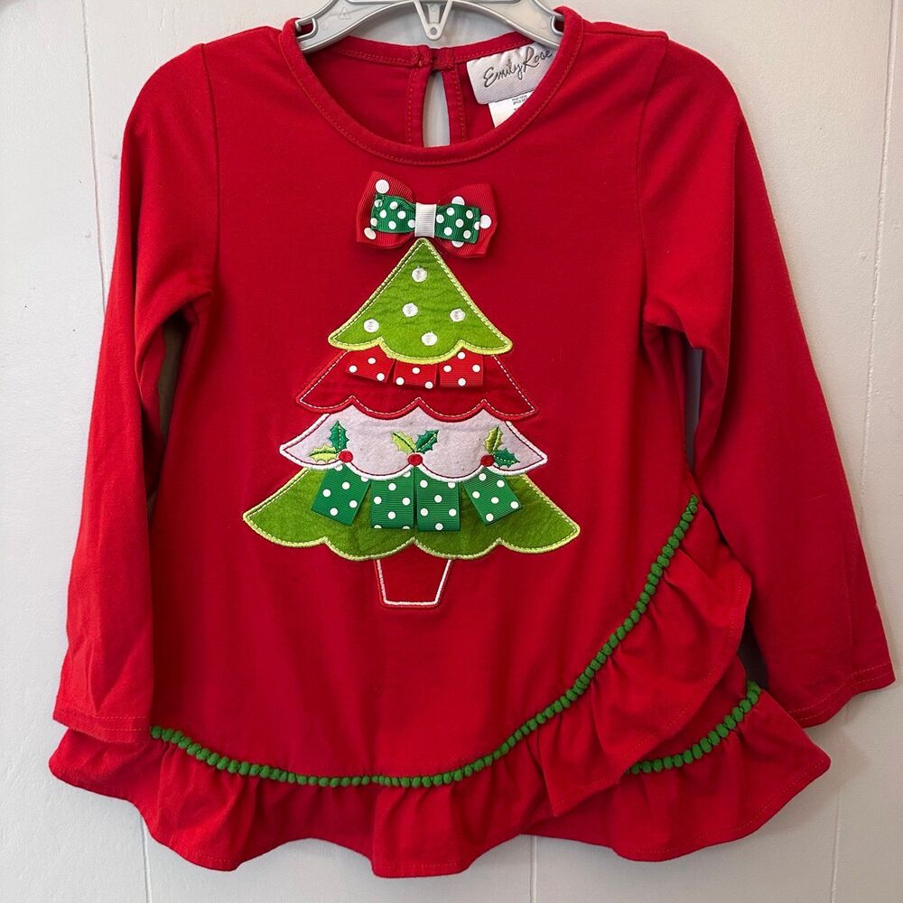 Girl’s 4t Emily Rose Christmas Tree Top